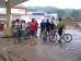 Unser Unterstand an einer Tankstelle in Eisenach.